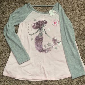 NWT Justice Long Sleeve Shirt Size 10